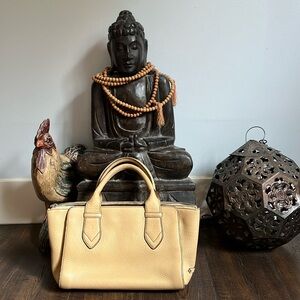 Cole Haan Small Tote Pebbled Tan